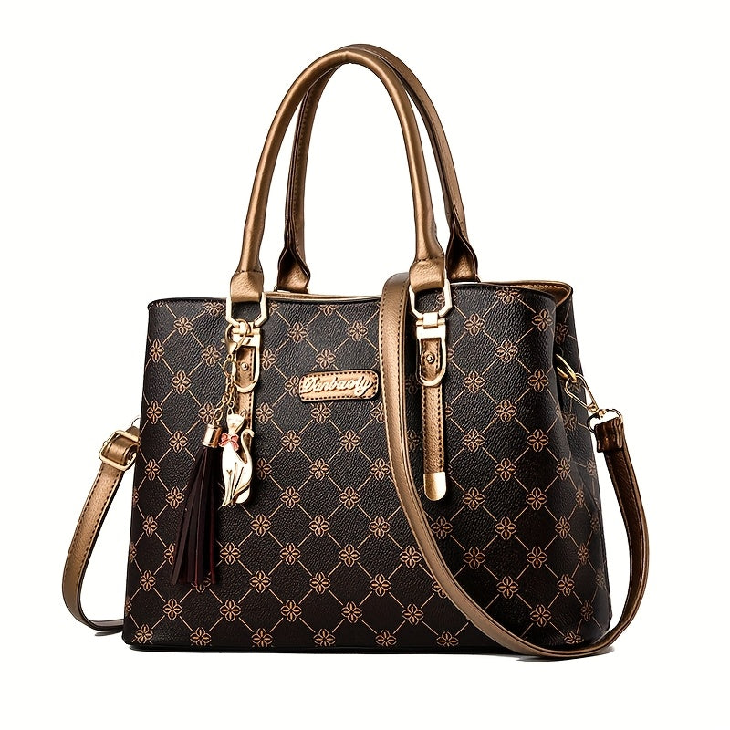 Mala de Ombro Feminina de Grande Capacidade – Elegante e Prática para Trabalho e Dia-a-Dia