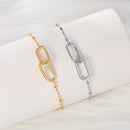 Colar Pendente Prateado Feminino – Design Entrelaçado Único com Caixa de Oferta