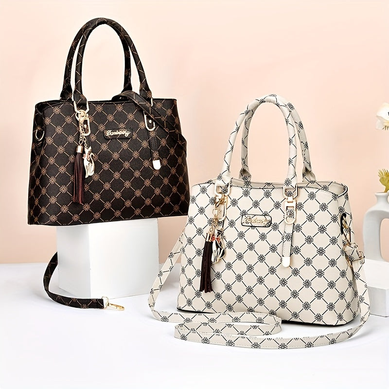 Mala de Ombro Feminina de Grande Capacidade – Elegante e Prática para Trabalho e Dia-a-Dia