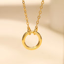 Colar em Prata 925 com Pendente Circular – Hipoalergénico, Elegante e com Caixa de Oferta