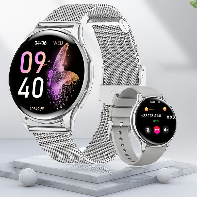 Smartwatch Unissexo Rose Gold – 120+ Modos Desportivos, Chamadas sem Fios e Monitor de Fitness