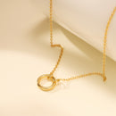 Colar em Prata 925 com Pendente Circular – Hipoalergénico, Elegante e com Caixa de Oferta