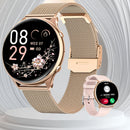 Smartwatch Unissexo Rose Gold – 120+ Modos Desportivos, Chamadas sem Fios e Monitor de Fitness