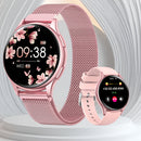 Smartwatch Unissexo Rose Gold – 120+ Modos Desportivos, Chamadas sem Fios e Monitor de Fitness