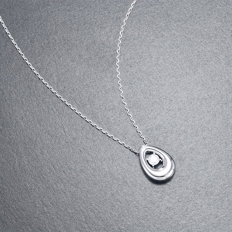 Colar de Luxo em Prata 925 – Pendente Feminino Elegante com Embalagem Premium