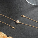 Colar em Prata 925 com Pendente Esfera Geométrica em Zircónia – Banhado a Ouro, Estilo Elegante