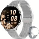 Smartwatch Unissexo Rose Gold – 120+ Modos Desportivos, Chamadas sem Fios e Monitor de Fitness