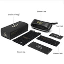 Óculos de Sol GCV em Madeira Nogueira – Estilo Leopardo, Lentes Polarizadas Ultraligeiras Unissexo