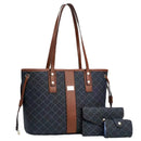 Conjunto 3 em 1 de Malas Femininas – Luxo e Grande Capacidade em Design Moderno 2024