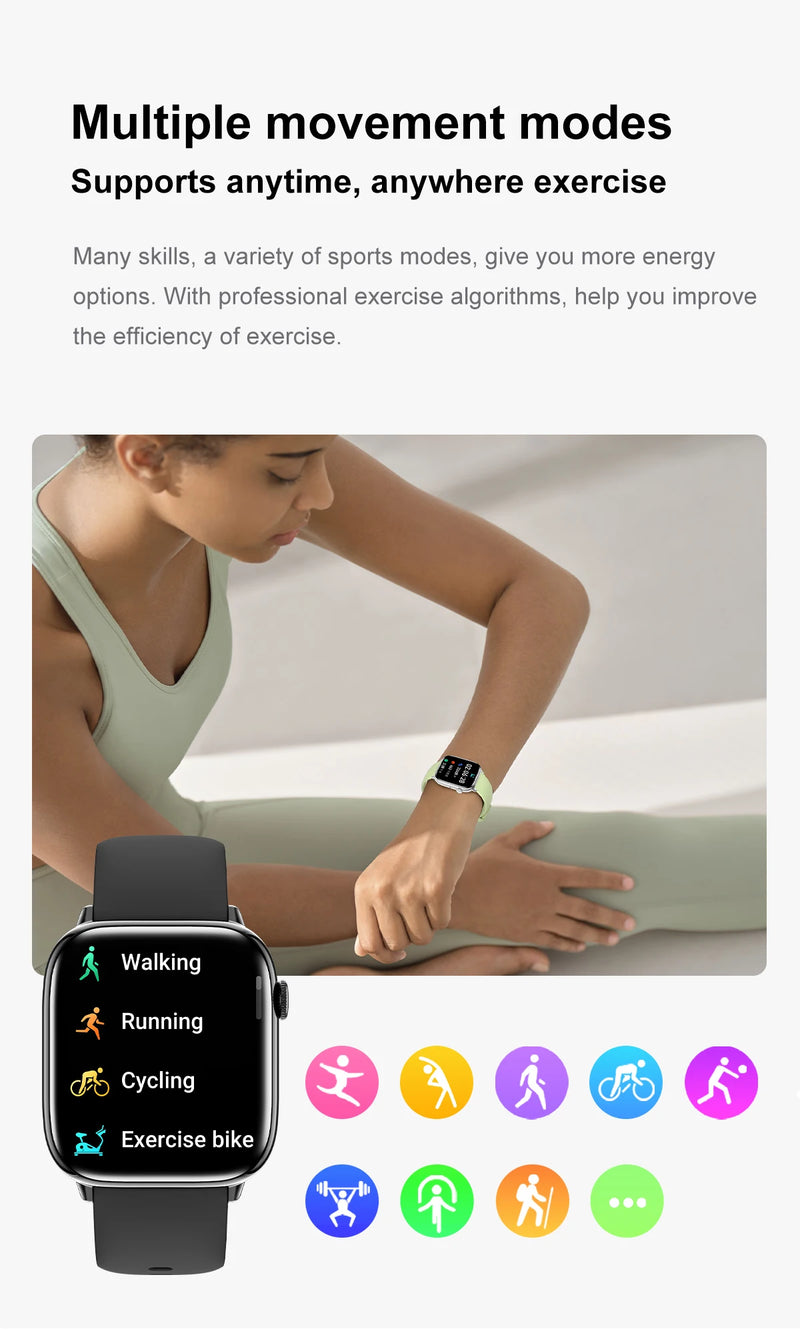 Smartwatch YTOM AMOLED HD13 – Ecrã 1,75", Desportivo e à Prova de Água IP67 para Homem e Mulher