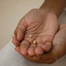 Colar Feminino eManco em Aço Inoxidável Banhado a Ouro – Pendente Gota de Água Ajustável