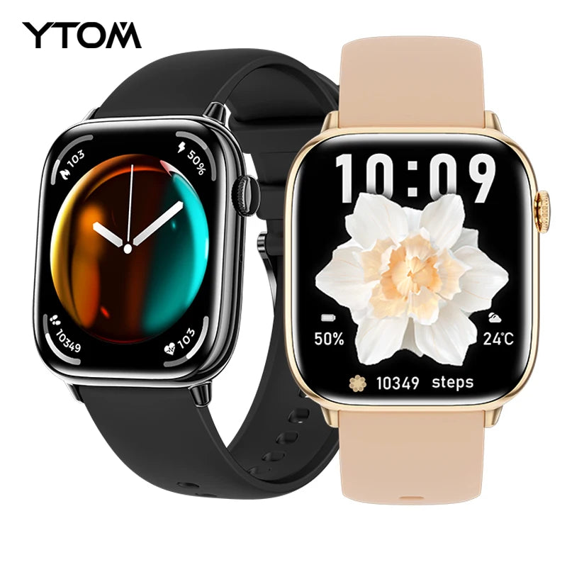 Smartwatch YTOM AMOLED HD13 – Ecrã 1,75", Desportivo e à Prova de Água IP67 para Homem e Mulher