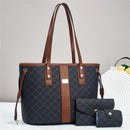 Conjunto 3 em 1 de Malas Femininas – Luxo e Grande Capacidade em Design Moderno 2024