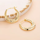 Brincos em Prata 925 com Esferas Douradas – Elegância Luxuosa com Caixa de Oferta